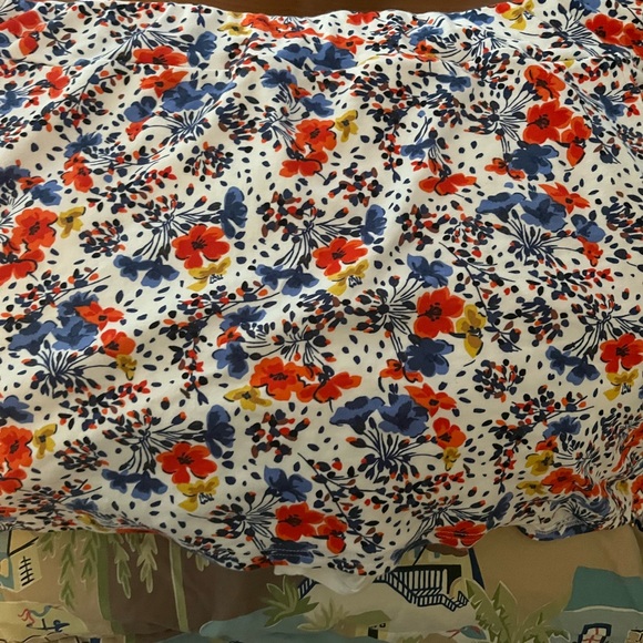 JONES New York Signature Like New Skort Plus XXL Floral Skirt Solid White Short - Picture 2 of 6